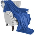 thumbnail image 4 of Luxtrada Super Soft Warm Solid Warm Micro Plush Fleece Blanket Throw Rug Sofa Bedding for Home Decoration,Couch,Car,Travel, 4 of 6