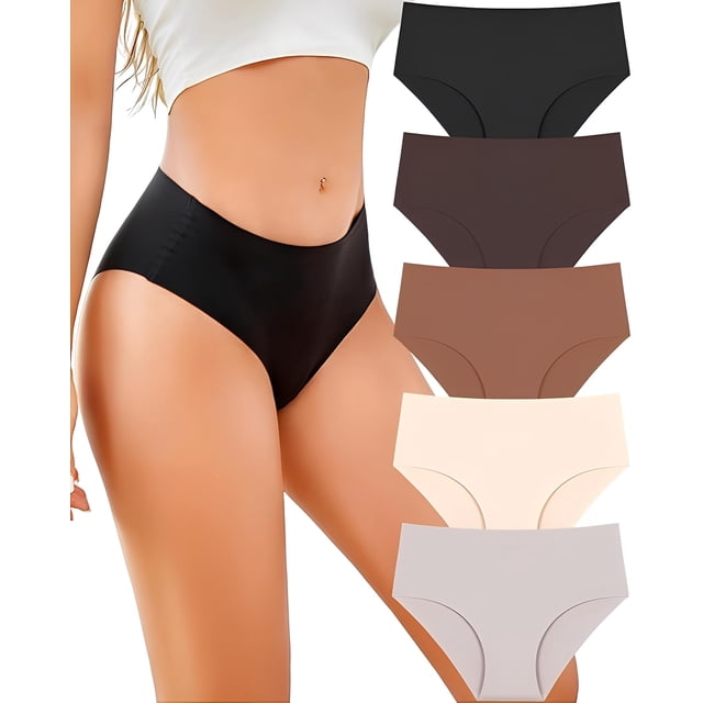 Ropa interior sin costuras UNDER THE SEA para mujer Cheeky, paquete de 5
