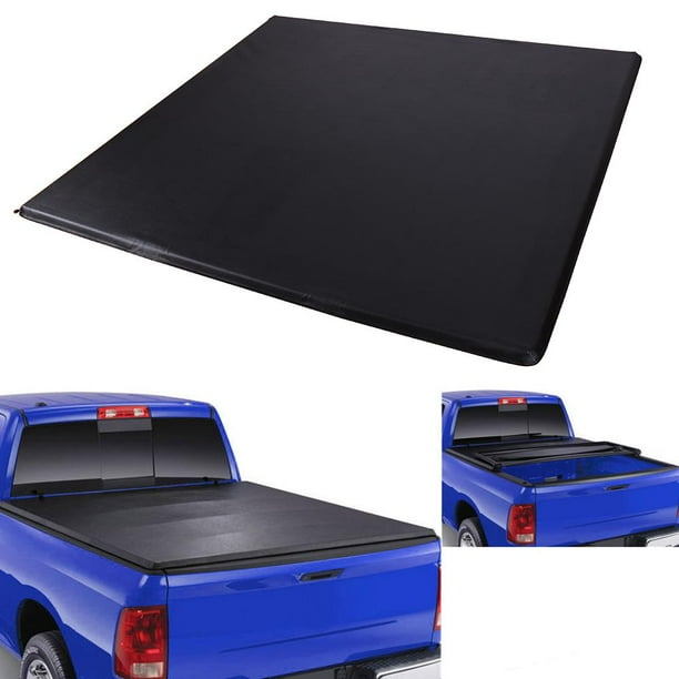 Faginey Tonneau Cover Tonneau Cover For Ford Lock Soft Tri Fold Tonneau Cover 2015 2018 For Ford F 150 8 Feet 96in Bed Walmart Com Walmart Com