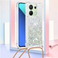 thumbnail image 2 of Funda FOXDOCK para Xiaomi Redmi Note 13 4G con Cuerda Ajustable, Brillo Líquido, Protección Antigolpes y Lente – Ideal para Regalo, 2 of 6