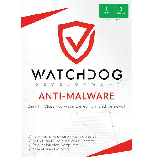 Watchdog Anti-Malware -3-Year | 1-PC (Watchdog Antivirus Co)