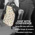 thumbnail image 6 of Lsque Bee and Flowers Lunch Bag Lunch Box for Women Men Reusable Insulated Lunch Tote Bag,Leakproof Thermal Cooler Sack Food Handbags Case High Capacity, 6 of 9