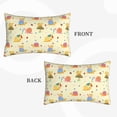 thumbnail image 2 of Daiia Colorful Cartoon Snail Bedding Waterproof Pillow Protector Zippered Queen – Bed Bug Proof Pillow Encasement-16"x24", 2 of 6