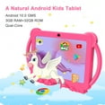 thumbnail image 5 of Tablet Android 12 Kids Tablet 7 inch with over $130 Value of IWAWA Education APP,32GB Toddler Tablet for Kids Eyes Protection IPS Screen,Pink, 5 of 7