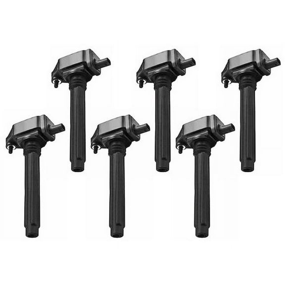 Ignition Coil Kit - 6 Piece - Compatible with 2011 - 2017 Dodge Journey 3.6L V6 2012 2013 2014 2015 2016