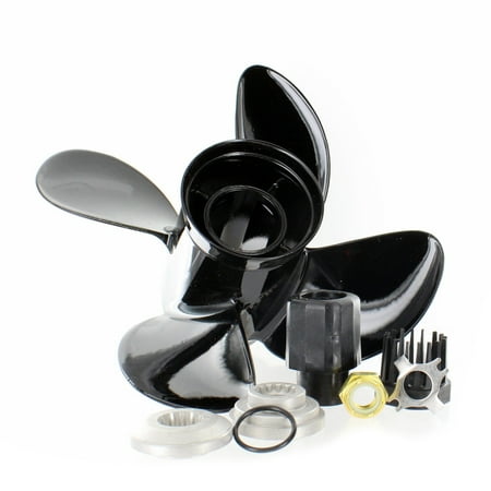 Quicksilver Marine New OEM 4 Blade Aluminum Propeller 10.1 x 15 RH, 48-8M8026640