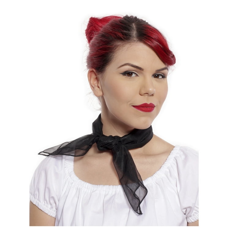Chiffon scarf on sale 50s