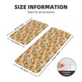 thumbnail image 2 of Yiaed Vintage Floral Kitchen Rugs Sets of 2 Kitchen Mats Cushioned Anti Fatigue Kitchen Rug Tapetes Para Cocina for Sink,Laundry Room, 2 of 6