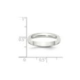 thumbnail image 3 of 14K White Gold Ring Band Wedding Standard Half Round, 3 of 3