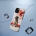 thumbnail image 5 of DistinctInk MagSafe Tough Case for Apple iPhone 13 Mini (5.4" Screen) - Valentine's Day Bullmastiff Puppy - Shockproof Protection, 5 of 6