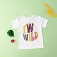 thumbnail image 3 of EnJoCho Kids Cartoon Shirts Kid and Teenager Unisex Top Short Sleeved T Shirt TWO WILD Fun Print T Shirt for Children 3 to 13 Years Kids Trendy Tops Casual Sport Shirts 5-6 Years, 3 of 3