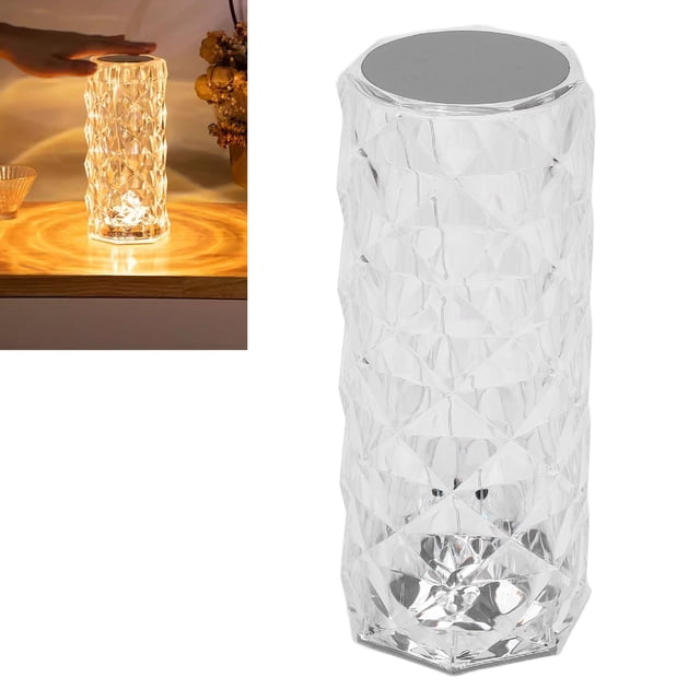 Lámpara De Escritorio, Luz De Mesa Decorativa Acrílica 16 Efectos RGB Para Dormitorio