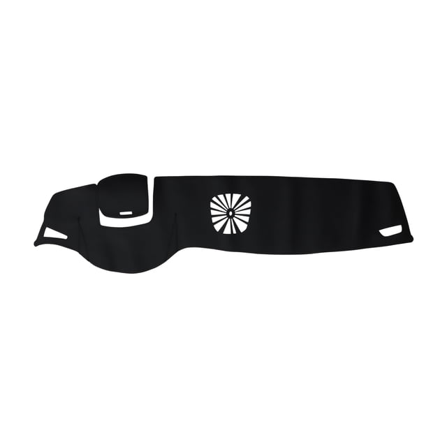 Cubierta del tablero Unique Bargains para BMW serie 7 2009-2014 2-en-1 Cubierta del tablero Interior del automóvil Antideslizante/Antipolvo Cuero sintético Negro 1 pieza