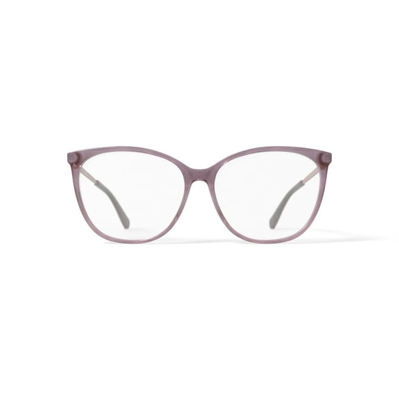 Kenneth Cole Women's KC0975 Round Prescription Eyeglasses with Case, Beige