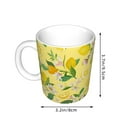 thumbnail image 2 of Yiaed Lemon (2) Print Ceramics Coffee,Large Handle Design,Extra Large Tea and Coffee Cup for Office and Home Mugs, 2 of 6