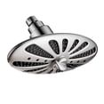 thumbnail image 2 of BRIGHT SHOWERS Rain Shower Head for Bathroom High Pressure Rainfall Showerhead with Adjustable Brass Swivel Ball Joint, 2 Spray Settings, Easy Tool Free Installation, Brushed Nickel, 2 of 8
