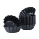 thumbnail image 5 of OULII 12Ud Reutilizables Para Tartas Y Cupcakes En Acero Negro Para Hornear, 5 of 7