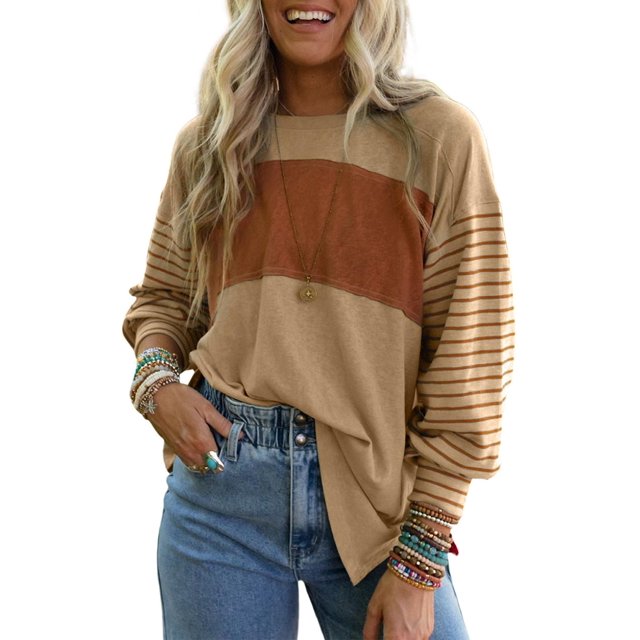 Camiseta Dokotoo Fashion para mujer de manga larga para otoño 2024