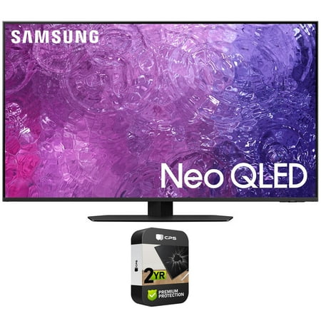 Restored Samsung QN55QN90CAFXZA 55 Inch Neo QLED 4K Smart TV 2023 Bundle with 2 YR CPS Enhanced Protection Pack (Refurbished)