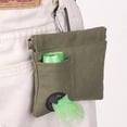 thumbnail image 6 of Dog Treat Pouch,Portable Dog Training Treat Bag | Leakproof Clip-On Design with Built-In Waste Bag Dispenser | Auto Closing Dog Walking Bag for Puppy Travel or Outdoor Use,Army Green, 6 of 9