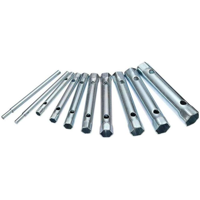 10pcs Inner Hex Socket Automotive Spark Plug Tubular Hollow Sleeve Repair Disassembly Screw Tightening Hardware For Set