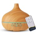 thumbnail image 1 of Difusor de aroma de 500 ml para aceites esenciales, humidificador ultrasónico con control remoto, difusor eléctrico con luz LED de 7 colores para dormitorio, sin agua Au, 1 of 5