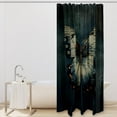 thumbnail image 2 of Butterfly Waterproof Printed Bathroom Shower Curtain Sets with Hooks - Stylish Bathroom Decoration, 2 of 6