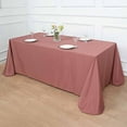 thumbnail image 2 of BalsaCircle 10 Pieces 90" x 156" Cinnamon Rose Rectangle Polyester Tablecloths Table Cover Linens, 2 of 8