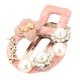 thumbnail image 4 of Pinzas para el pelo Yinane Novia Flor Cristal Nupcial Rosado, 4 of 8