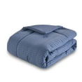 thumbnail image 6 of Mainstays 5-Piece Washed Indigo Waffle Comforter Set, Full/Queen, 6 of 9