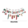 thumbnail image 3 of Adornos navideños, adornos para árboles de Navidad, banderas colgantes, luces de ambiente, diseño de escena de fiesta navideña, banderas colgantes, suministros de decoración navideña, decoraciones par, 3 of 6
