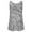Grey, variant on Sparkly Sleeveless Tank Camisole Loose Round Neck Party Tops Color: Navy Size: XXL