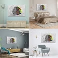 thumbnail image 3 of Cuadro Decorativo Esquema Cerebro Colores Canvas Revolution  Cuadro 90 x 60 cm, 3 of 5