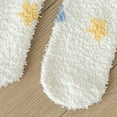 thumbnail image 6 of CPNG Kid Girls Cute Winter Socks Warm Fluffy Fuzzy Warm Slipper Socks Polka Dot Pattern No Slip Soft Cozy with Grippers Socks Novelty Mid Calf Floor Socks, 6 of 6