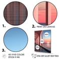 thumbnail image 3 of Designart "Dusk Beachside Building Calm I" Coastal Floater Framed Wall Art Prints, 3 of 5