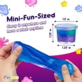 thumbnail image 3 of Playbees Mini Galaxy Slime - 24 Pack - Marbled Unicorn Slime Party Favors - Rainbow Colors for Sensory Fun, Stress Relief, Travel Sized, Classroom Prize, Activity Playset DIY, Ages 3+, 3 of 7
