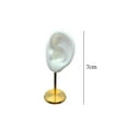 thumbnail image 4 of pitrice Earring Display Stand Ear Model Stud Holder with Base for Birthday Showcase White Left, 4 of 9