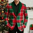 thumbnail image 5 of oelaio Men's Casual Blazer Long Sleeve Suit Jackets Sports Coats Twp Button Party Jacket with Pockets Multicolor S, 5 of 8