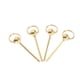 thumbnail image 1 of Pendientes de bola redonda Hugo para mujer plateados Joyería de Navidad, 1 of 10