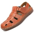 thumbnail image 1 of Men's Casual Sandals Closed Toe Outdoor Handmade Leather, 1 of 6