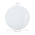 thumbnail image 4 of Turntable Platter Mat Pad Anti-static Record Players Mat Anti-vibration Wool Mat(White), 4 of 8