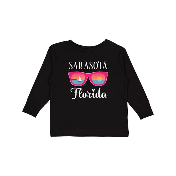 Inktastic Sarasota Florida Summer Trip Girls Long Sleeve Toddler T-Shirt