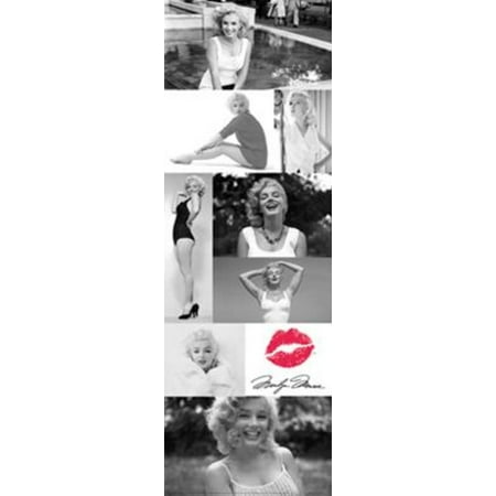 Marilyn Monroe Tiled Door Poster 21x62 inch