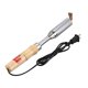 thumbnail image 2 of Soldador eléctrico de alta potencia con mango de madera aislado de 200 W, soldador eléctrico doméstico, soldador, enchufe de EE. UU., 2 of 8