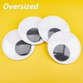 thumbnail image 4 of 1set 4pcs PVC Waterproof Eye Stickers Flat Round Refrigerator White 178x16mm, 4 of 6