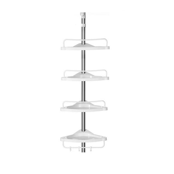Organizador de Baño MYRVA 4 Estantes Esquineros Color Marfil