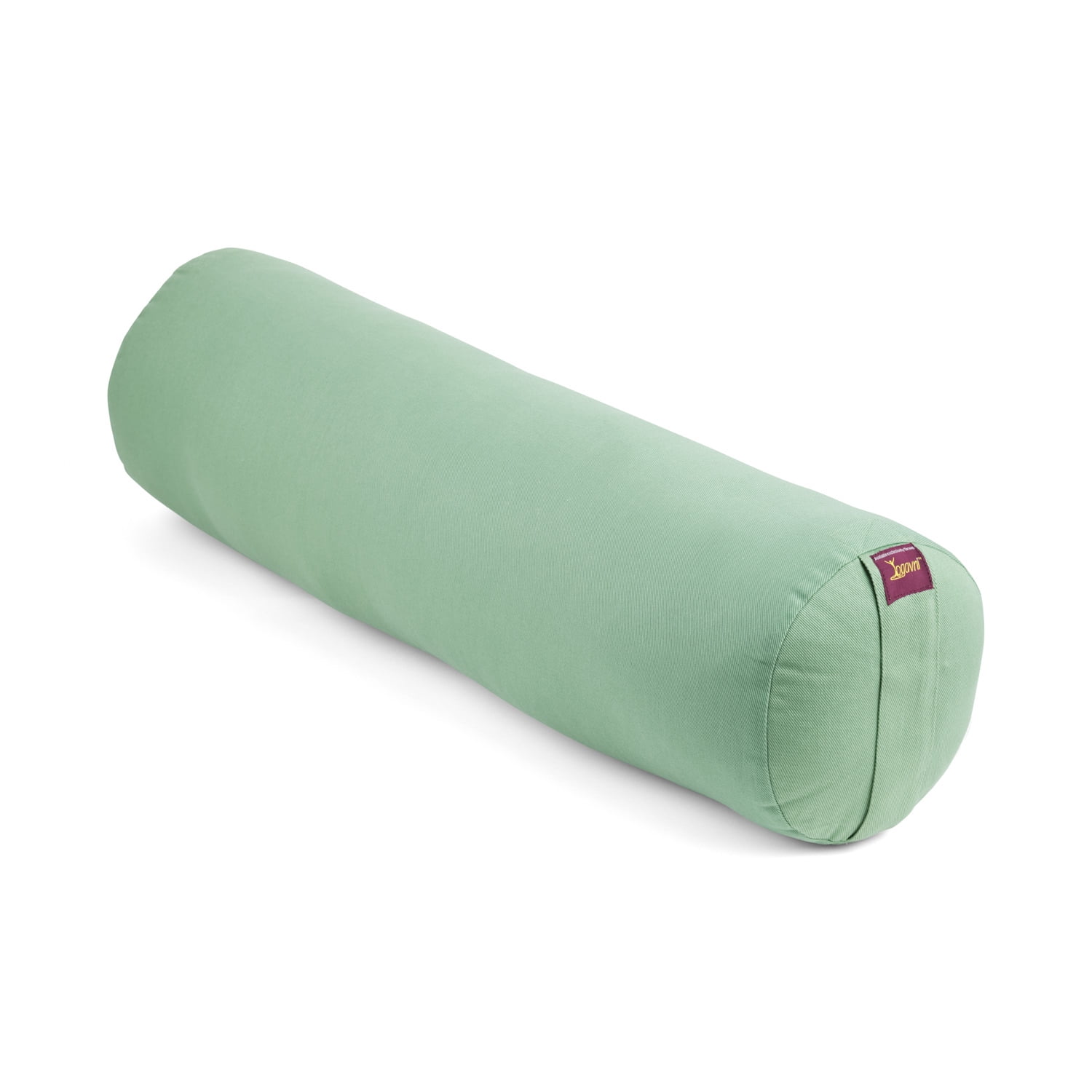 Yoga Bolster Large Cylindrical Round Cotton Filled 1pc Yogavni (Sage Green) Walmart Canada