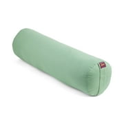 Yoga Bolster - Extra Firm Long Cylindrical Round Cotton Filled - Yogavni (Sage Green)