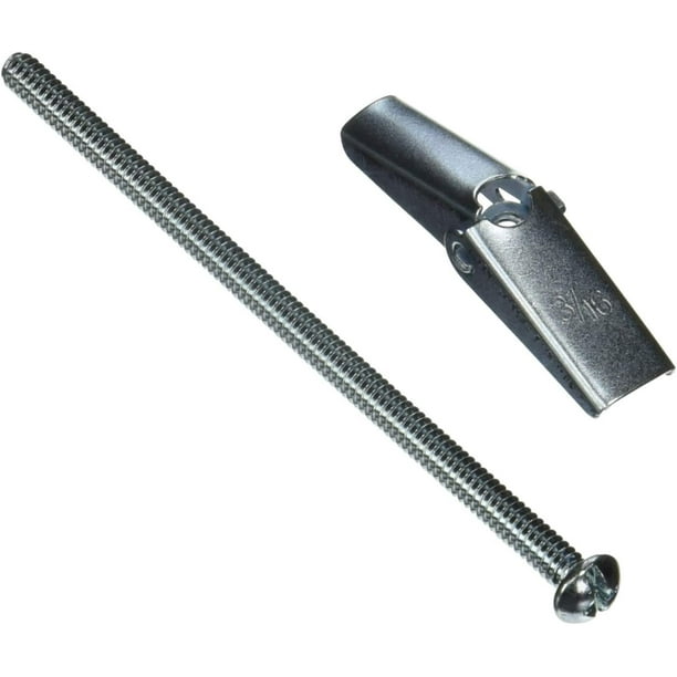 The Hillman Group 41427 Round Head Toggle Bolt, 3/16Inch x 4Inch, 8