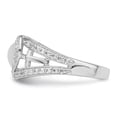 thumbnail image 4 of Sentimental Expressions Sterling Silver and CZ Polished Pure Heart Ring Size 6 Female Adult, 4 of 5